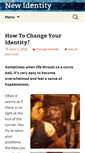 Mobile Screenshot of newidentity.us