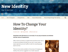 Tablet Screenshot of newidentity.us